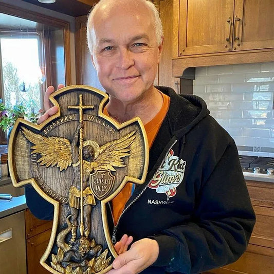 Perssia ArchangelGuard™ — Resin Statue of Archangel Michael (Premium Spiritual Décor) - PERSSIA