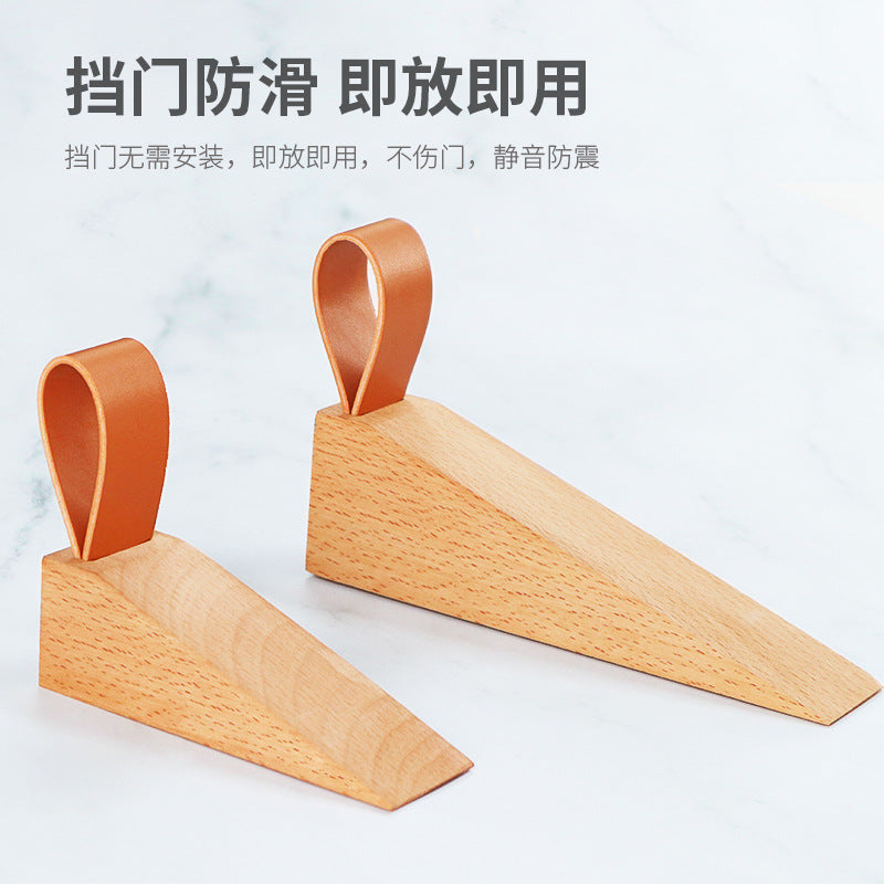 Perssia NordicBlock™ Wooden Door Stopper Nordic Wooden Door Stopper for Bedroom and security - PERSSIA