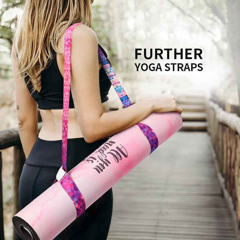 Perssia VibrantFlow™ Digital Yoga Mat Strap — ColorPrint Tie‑Down Carrier