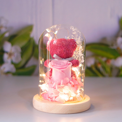 Perssia EternalGlow™ Rose & Teddy Gift Box with LED Lights - PERSSIA