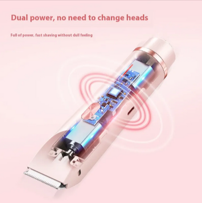 Perssia SmoothTouch Hair Remover — 2‑in‑1 Painless Precision Grooming Too