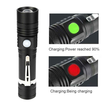 90000LM Tactical Flashlight — Super Bright Zoomable LED with