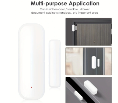 Tuya WiFi Door Sensor with Alexa and PIR Alarm - PERSSIA