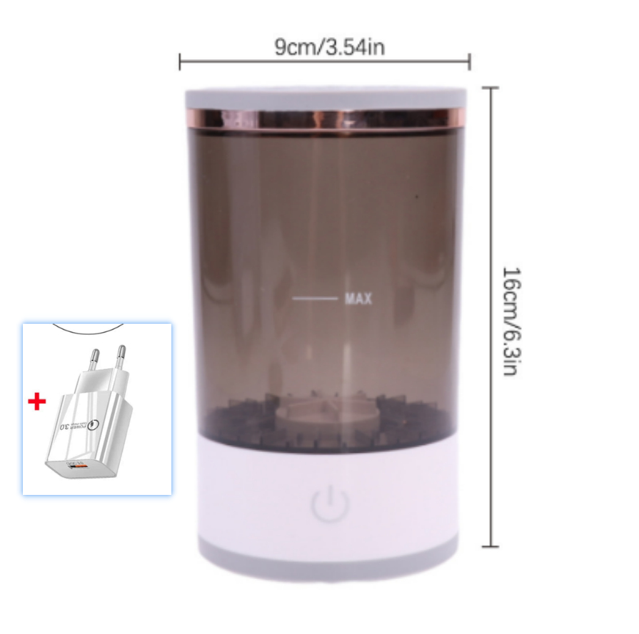 Perssia CleanSpin Brush Cleaner — Rechargeable Makeup Brush Cleaner • Fast • Hygienic • Effortless