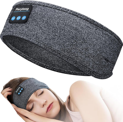 Sleep Headphones, Bluetooth Sports Headband Headphones with Ultra-Thin HD Stereo Speakers Perfect for Sleeping,Workout,Jogging,Yoga,Insomnia, Air Travel, Meditation