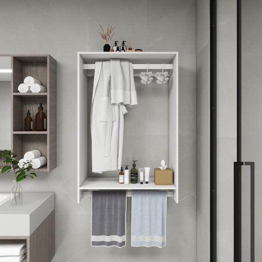 Perssia B3 ModuCloset™ System — DIY Modular Wooden Closet Organizer with Dual Hanging Rods  A modern built‑in look. Spacious storage. Silent sliding. Designed for beautiful living. - PERSSIA