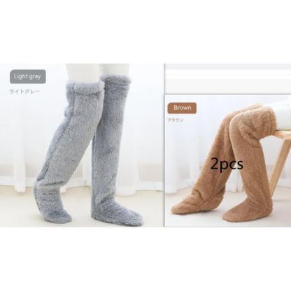 Perssia FuzzKnee™ Over‑Knee Warm Socks — Ultra‑Soft Winter Comfort - PERSSIA
