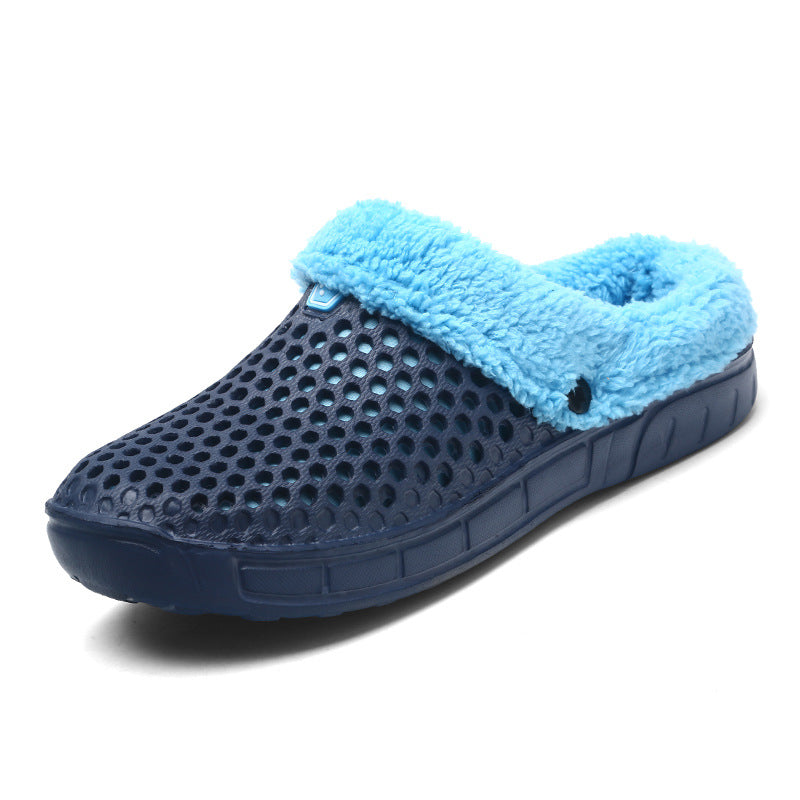 ✨ Perssia PlushGarden™ Fuzzy Clog Slippers — Indoor Comfort, Outdoor Freedom Fuzzy Plush Garden Clogs Indoor Couple Slippers - PERSSIA
