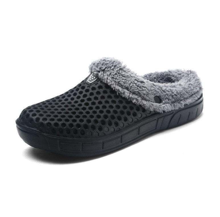 ✨ Perssia PlushGarden™ Fuzzy Clog Slippers — Indoor Comfort, Outdoor Freedom Fuzzy Plush Garden Clogs Indoor Couple Slippers - PERSSIA