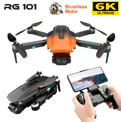 Perssia SkyMaster™ RG101 — 6K Dual‑Camera GPS Brushless Drone - PERSSIA