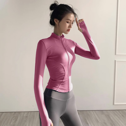 Cropped Workout Jacket - PERSSIA