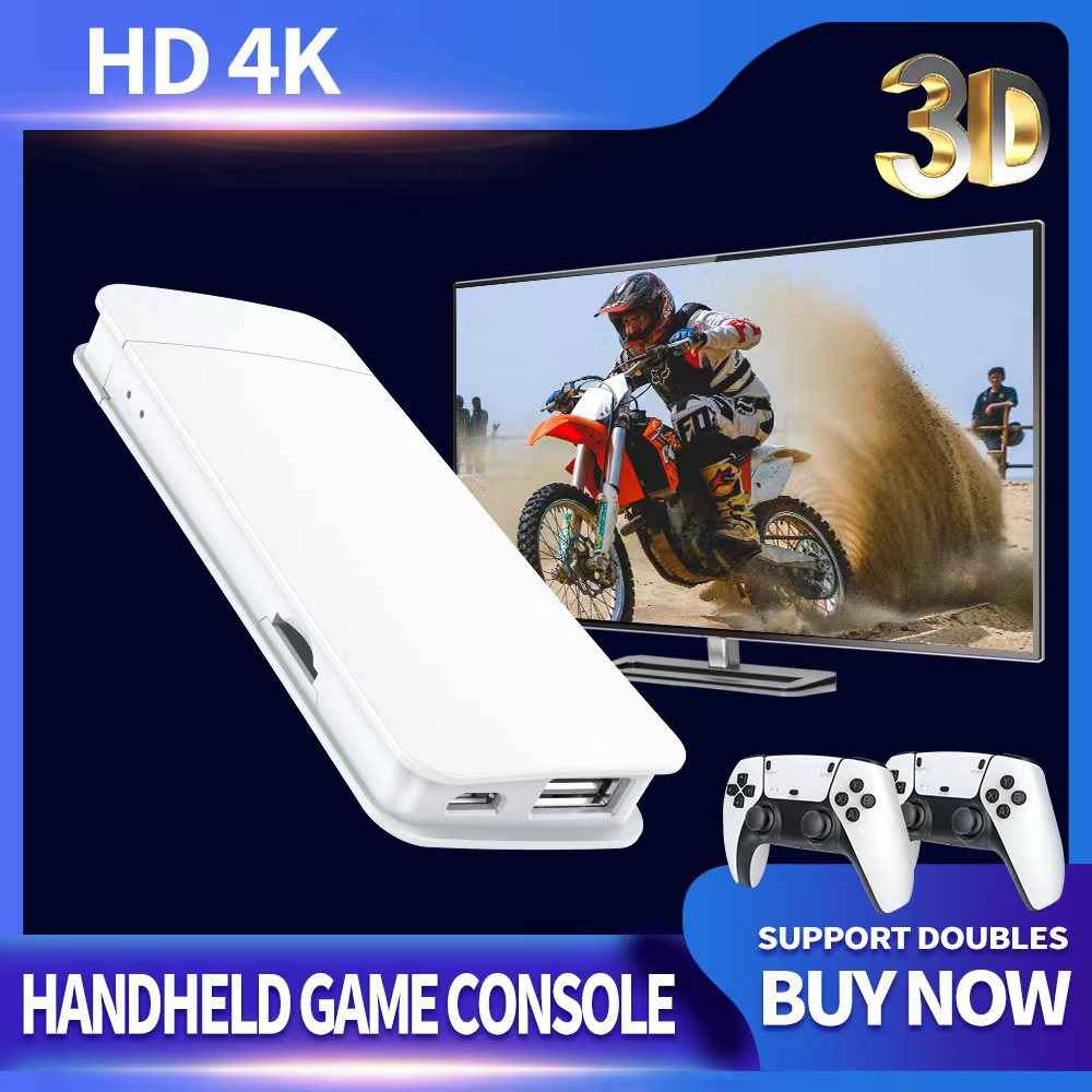 Perssia RetroPlay M15™ 4K Game Console (Dual Controllers)