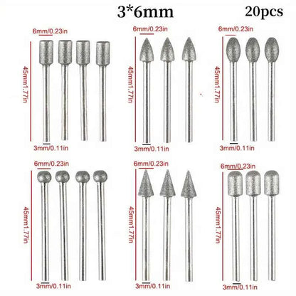 DiamondCraft™ 20PC Grinding Bit Set