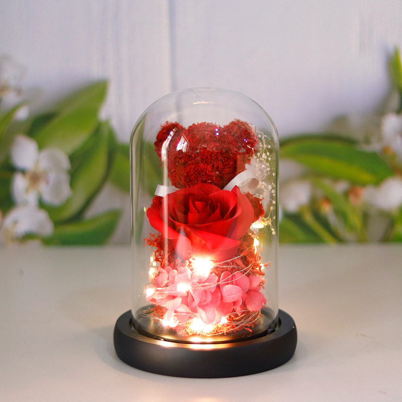Perssia EternalGlow™ Rose & Teddy Gift Box with LED Lights - PERSSIA
