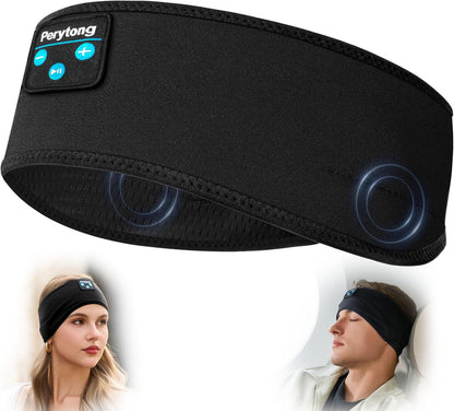 Sleep Headphones, Bluetooth Sports Headband Headphones with Ultra-Thin HD Stereo Speakers Perfect for Sleeping,Workout,Jogging,Yoga,Insomnia, Air Travel, Meditation