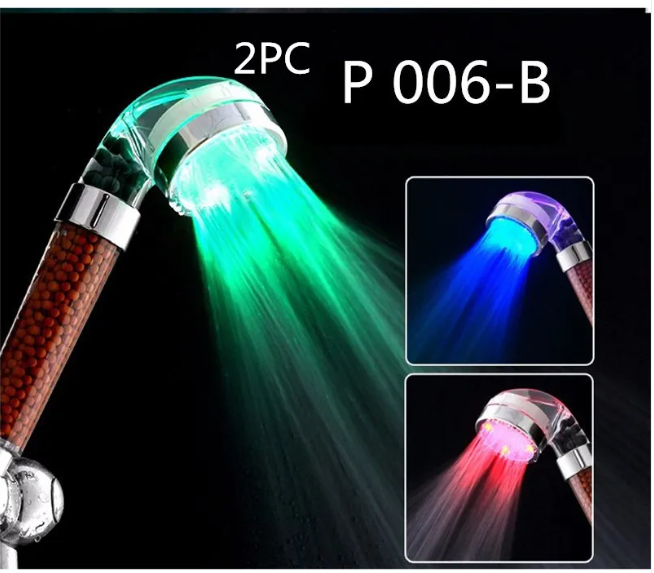 Perssia GlowRain™ LED Color‑Changing Shower Head - PERSSIA