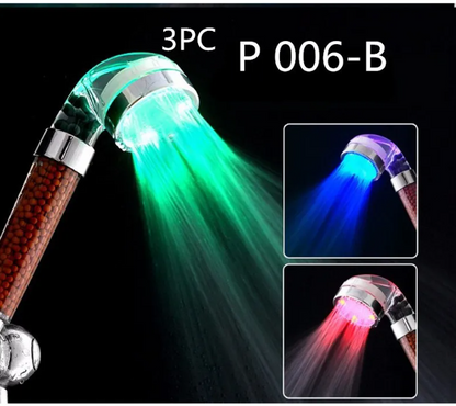 Perssia GlowRain™ LED Color‑Changing Shower Head - PERSSIA