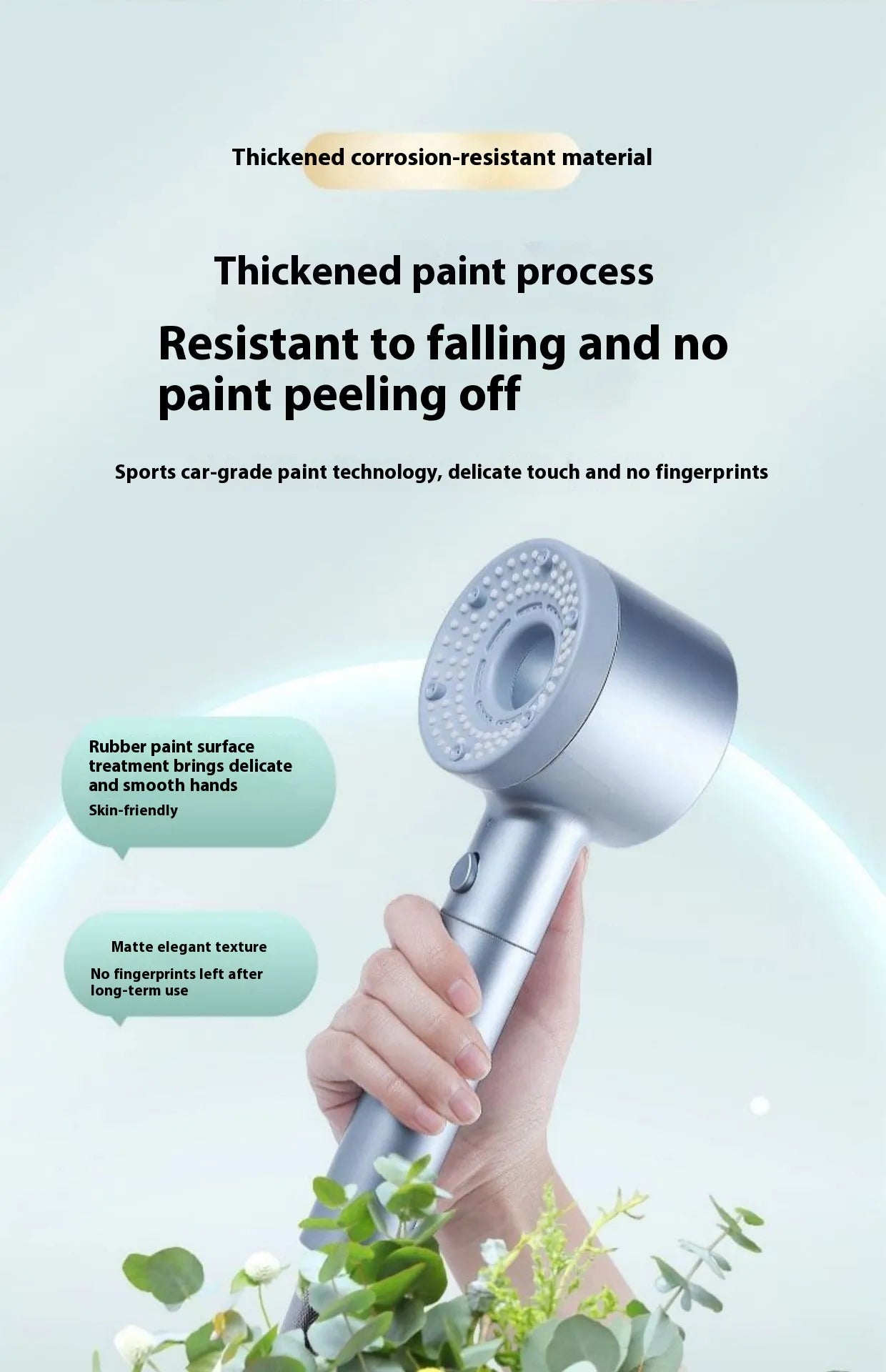 Perssia PureFilter™ High‑Pressure Filtered Shower Head - PERSSIA