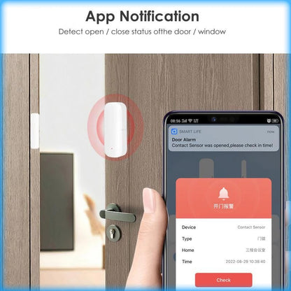 Perssia SmartGuard™ WiFi Door Sensor Smart WiFi Door Window Sensor for Intrusion Detection - PERSSIA