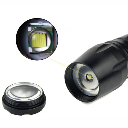Perssia BeamForce X™ Tactical Zoom Flashlight