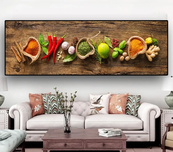 Perssia SpiceGourmet™ Canvas Art — Modern Herb & Spice Wall Décor - PERSSIA