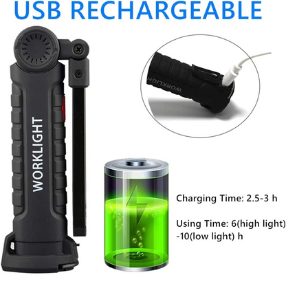 Perssia WorkBeam 360™ Magnetic Rechargeable Light