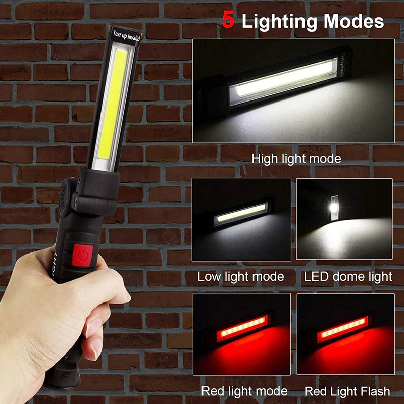 Perssia WorkBeam 360™ Magnetic Rechargeable Light
