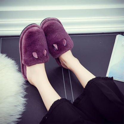 Perssia CloudStep™ Fuzzy Slippers — Where Warmth Meets Modern Elegance Non-Slip Warm Women's Fuzzy Slippers - PERSSIA