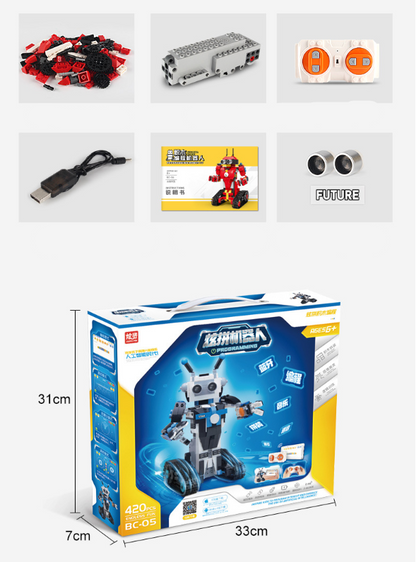 Perssia RoboCoder™ — Smart Programming Building Block Robot for Kids (STEM Learning | Ages 3+) - PERSSIA