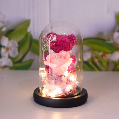 Perssia EternalGlow™ Rose & Teddy Gift Box with LED Lights - PERSSIA