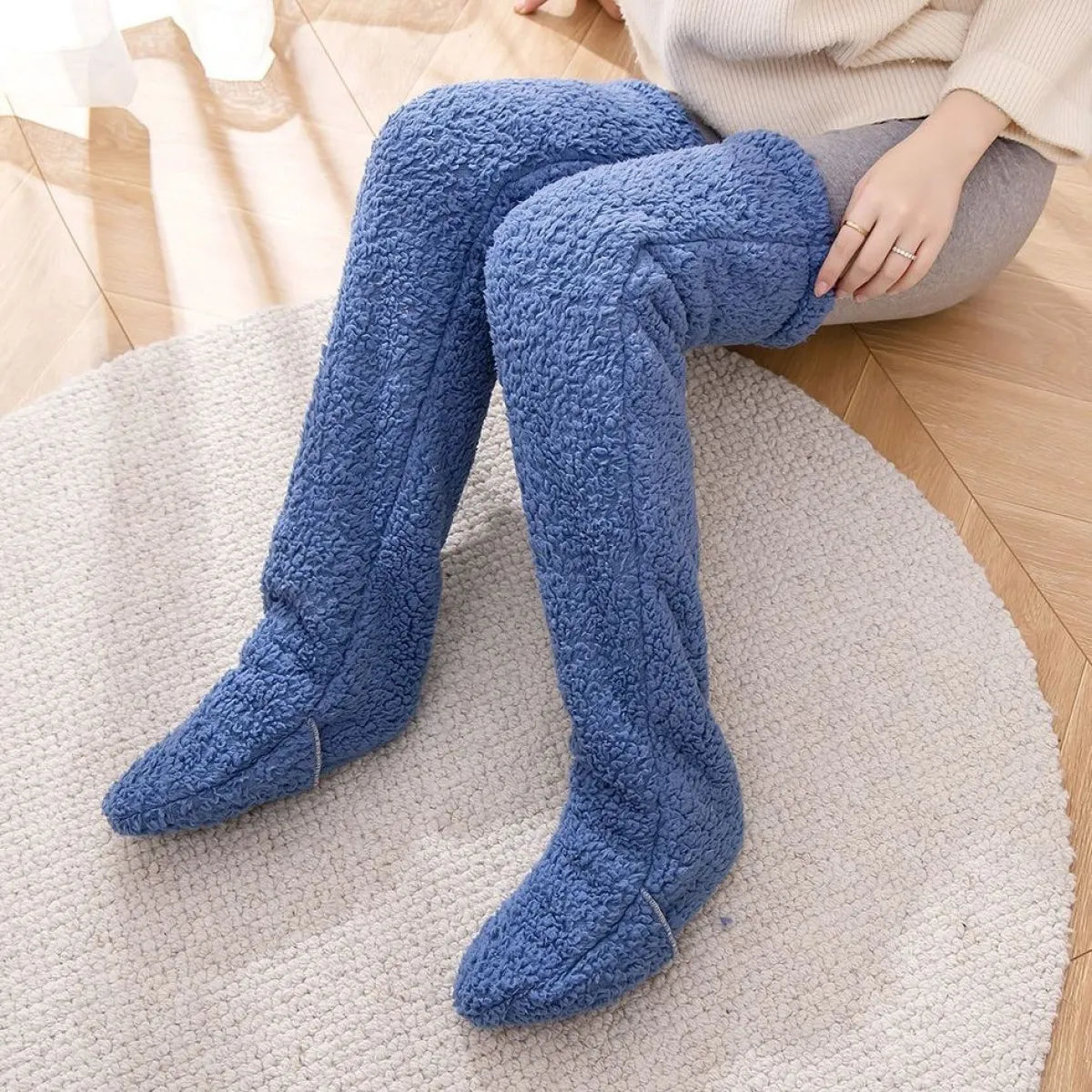 Perssia FuzzKnee™ Over‑Knee Warm Socks — Ultra‑Soft Winter Comfort - PERSSIA