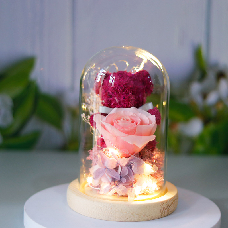 Perssia EternalGlow™ Rose & Teddy Gift Box with LED Lights - PERSSIA