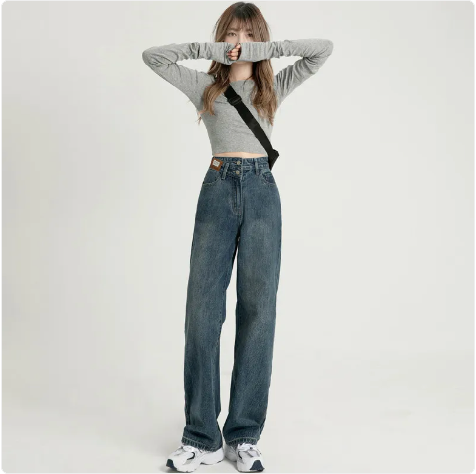 Perssia VintageRise™ Wide Leg Jeans Women's High Waist - PERSSIA