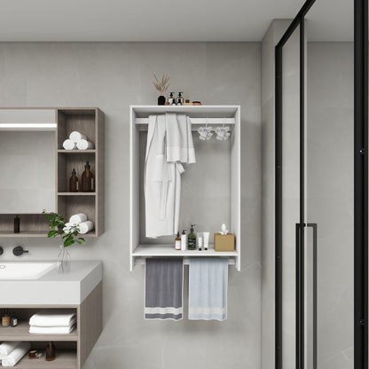 Perssia B3 ModuCloset™ System — DIY Modular Wooden Closet Organizer with Dual Hanging Rods  A modern built‑in look. Spacious storage. Silent sliding. Designed for beautiful living. - PERSSIA
