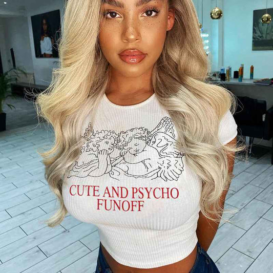 Celestia AngelForm Crop Tee — Soft • Sculpted • Everyday Feminine Fit