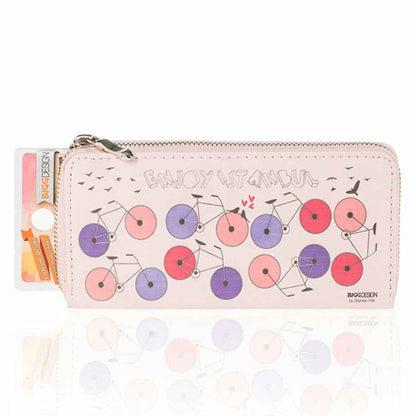 Perssia CycleChic Pink Bicycle Wallet — Artistic Everyday Carry