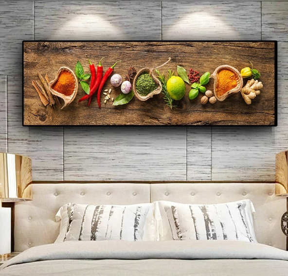 Perssia SpiceGourmet™ Canvas Art — Modern Herb & Spice Wall Décor - PERSSIA