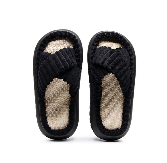 Perssia CozyCross™ Fuzzy Slipper New Cross-Design Cozy Women's Fuzzy Slippers - PERSSIA