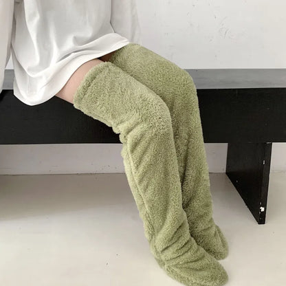 Perssia FuzzKnee™ Over‑Knee Warm Socks — Ultra‑Soft Winter Comfort - PERSSIA