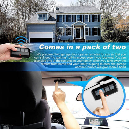 2 For Chamberlain LiftMaster Garage Door Opener Remote 893LM 953EV-P2 Learn - PERSSIA