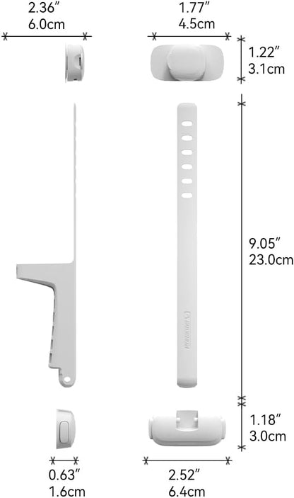 Perssia WashGuard™ — Baby Safety Washer/Dryer Door Stopper (White) - PERSSIA