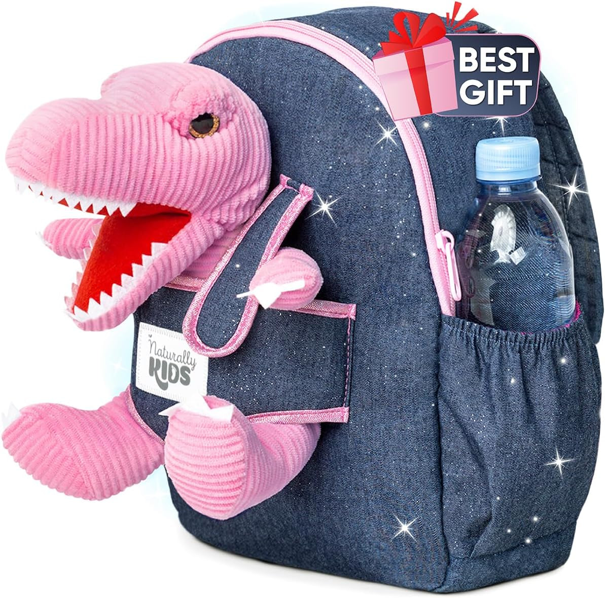 Green Triceratops Plush Stuffed Animal, Dinosaur Gifts for Kids 3-5, Dinosaur Backpack, Toddler Backpack for Boys, Girl