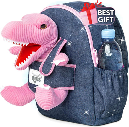 Green Triceratops Plush Stuffed Animal, Dinosaur Gifts for Kids 3-5, Dinosaur Backpack, Toddler Backpack for Boys, Girl