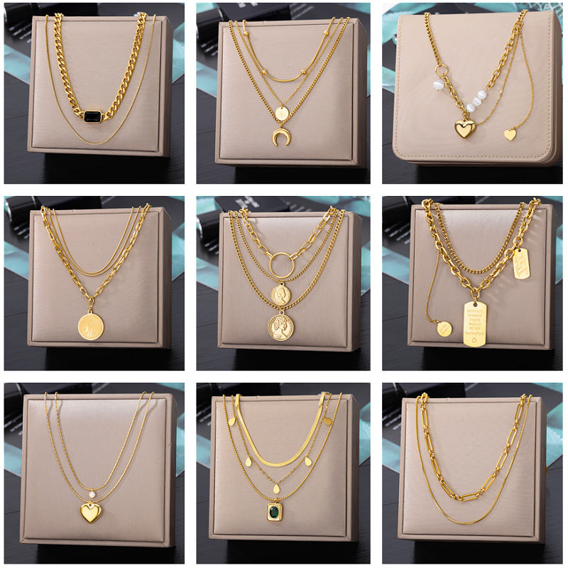 Perssia PearlMuse™ Long Layered Sweater Chain Necklace - PERSSIA