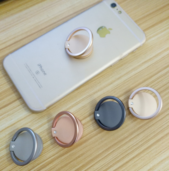 Perssia SleekGrip™ Metal Phone Ring — Ultra‑Slim Zinc Alloy Stand & Holder