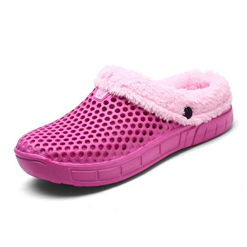 ✨ Perssia PlushGarden™ Fuzzy Clog Slippers — Indoor Comfort, Outdoor Freedom Fuzzy Plush Garden Clogs Indoor Couple Slippers - PERSSIA