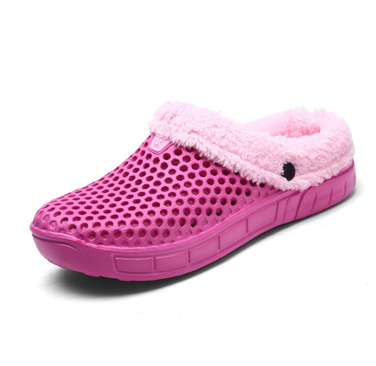 ✨ Perssia PlushGarden™ Fuzzy Clog Slippers — Indoor Comfort, Outdoor Freedom Fuzzy Plush Garden Clogs Indoor Couple Slippers - PERSSIA