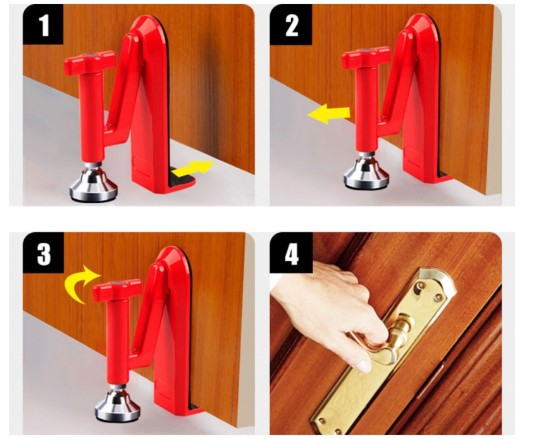 Perssia SafeLock™ Portable Door Jammer and Safety Door Holder - PERSSIA