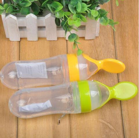 Perssia BabyEase™ — Silicone Feeding Bottle &amp; Rice Cereal Spoon Set - PERSSIA