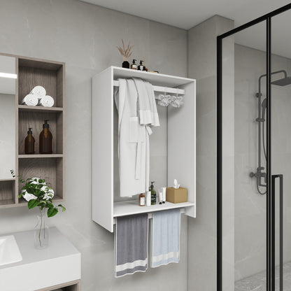 Perssia B3 ModuCloset™ System — DIY Modular Wooden Closet Organizer with Dual Hanging Rods  A modern built‑in look. Spacious storage. Silent sliding. Designed for beautiful living. - PERSSIA